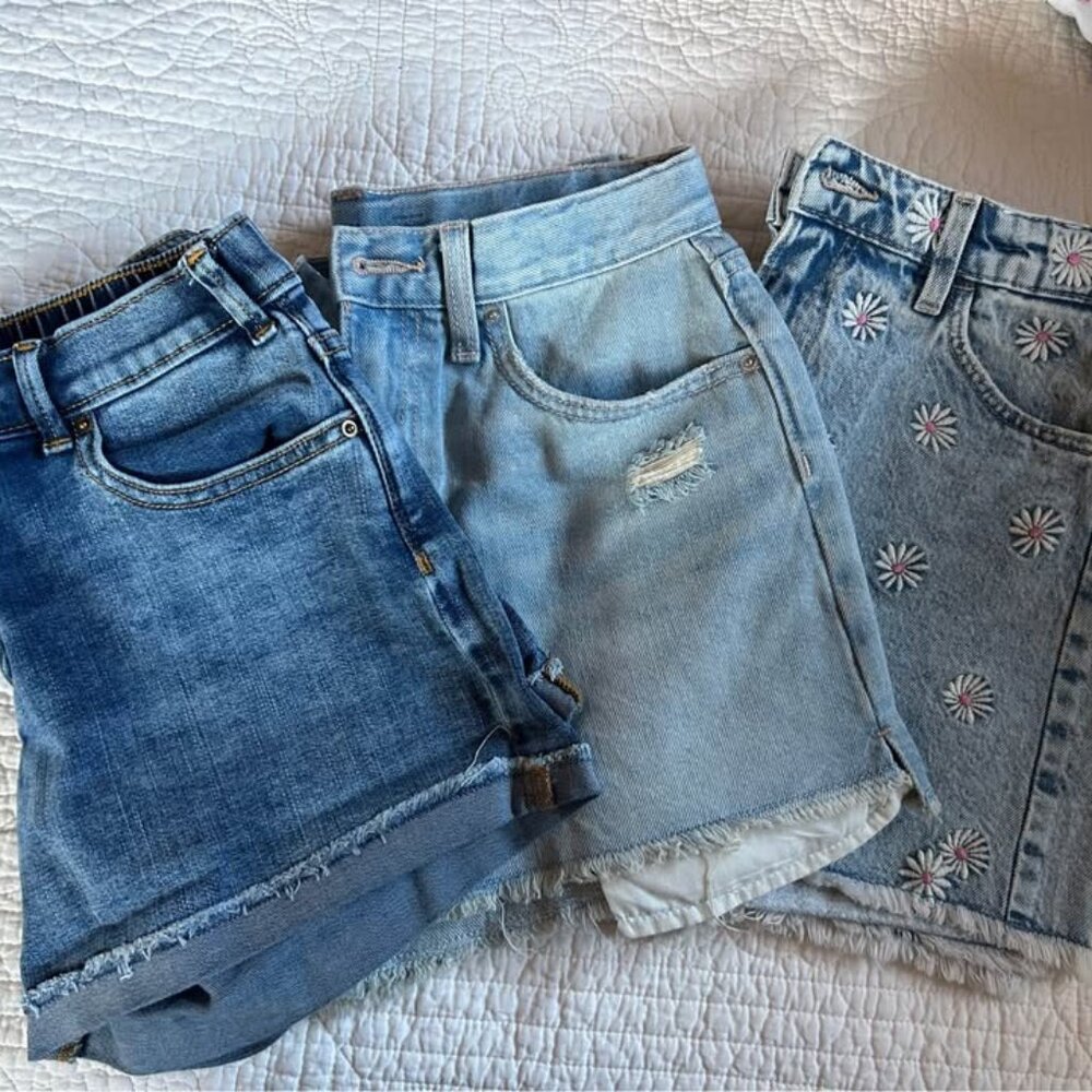 Girls Denim Shorts Lot